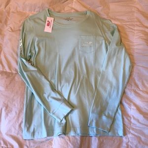 Mint Green vineyard vines shirt